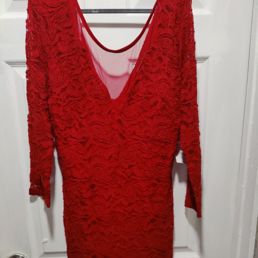 Fashion to Figure Red lace dress